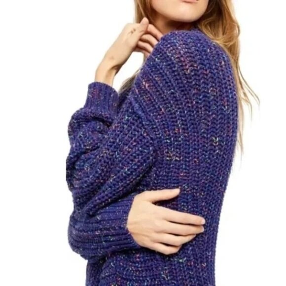 FREE PEOPLE Neon Lights Oversized Sweater - Picture 4 of 11